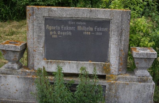 Fakner Wilhelm 1908-1968 Grabstein